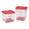 Cambro Pokrywka do pojemnika na żywność 220x220 mm, Cambro FreshPro CU145, czerwona Cambro Pokrywka do pojemnika na żywność 220x220 mm, Cambro FreshPro CU145, czerwona