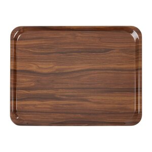 Cambro Prostokątna taca do serwowania 360x460 mm, z melaminy, Cambro Capri CL702, brązowa Cambro Prostokątna taca do serwowania 360x460 mm, z melaminy, Cambro Capri CL702, brązowa