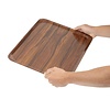 Cambro Prostokątna taca do serwowania 360x460 mm, z melaminy, Cambro Capri CL702, brązowa Cambro Prostokątna taca do serwowania 360x460 mm, z melaminy, Cambro Capri CL702, brązowa