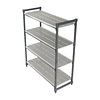 Cambro Regał magazynowy z 4 półkami gretingowymi 610x(h)1830 mm, Cambro FR135