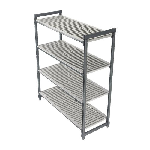 Cambro Regał magazynowy z 4 półkami gretingowymi 610x(h)1830 mm, Cambro FR135 Cambro Regał magazynowy z 4 półkami gretingowymi 610x(h)1830 mm, Cambro FR135