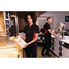 Chef Works Krótki fartuch 305x585 mm, Chef Works B824, czarny