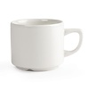 Churchill Filiżanka 199 ml z porcelany, Churchill Whiteware Maple P740, biała (24 szt.)