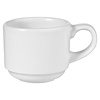 Churchill Filiżanka 85 ml z porcelany, Churchill White FF634, biała (12 szt.)