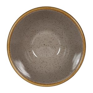 Churchill Miseczka do dipów z porcelany 113 ml, Churchill Stonecast Grey FA585 brązowa (12 szt.)