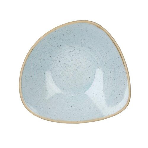 Churchill Miska trójkątna z porcelany 205 mm, Churchill Stonecast Duck Egg DK508, niebieska (12 szt.)