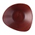 Churchill Miska trójkątna z porcelany 235 mm, Churchill Stonecast Patina Lotus Red FS886, czerwona (12 szt.)