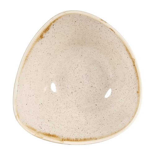 Churchill Miska trójkątna z porcelanyx152 mm, Churchill Stonecast Nutmeg DW371, kremowa (12 szt.)