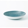 Churchill Miska z porcelany Ø248 mm, Churchill Raku Topaz Blue Chefs DE888, niebieska (12 szt.)