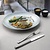 Churchill Miska z porcelany Ø248 mm, Churchill Raku Topaz Blue Chefs DE888, niebieska (12 szt.)
