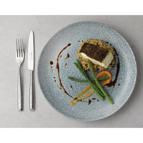 Churchill Miska z porcelany Ø248 mm, Churchill Raku Topaz Blue Chefs DE888, niebieska (12 szt.)