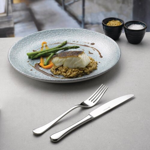 Churchill Miska z porcelany Ø248 mm, Churchill Raku Topaz Blue Chefs DE888, niebieska (12 szt.)