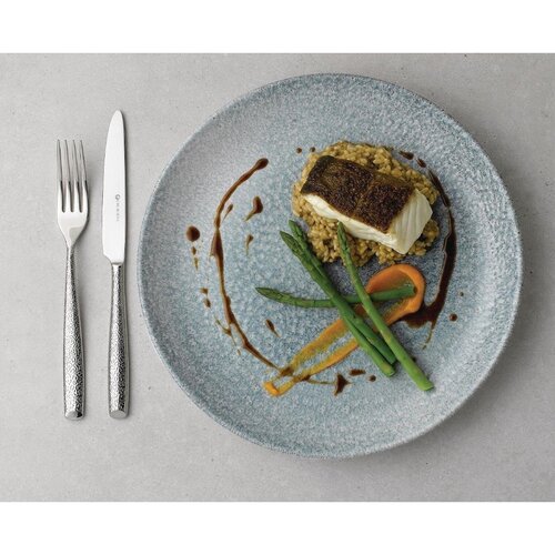 Churchill Miska z porcelany Ø248 mm, Churchill Raku Topaz Blue Chefs DE888, niebieska (12 szt.)