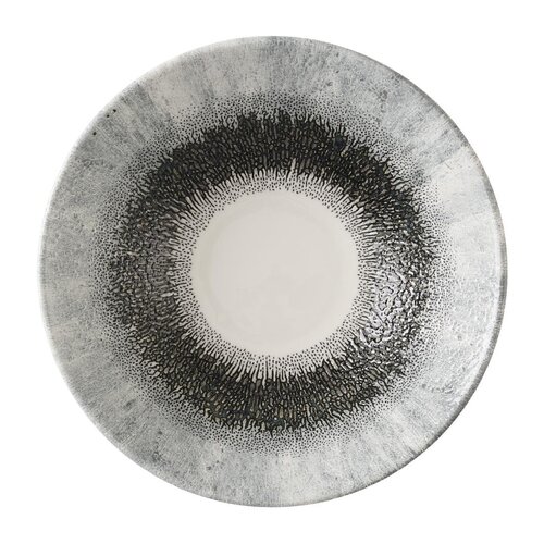 Churchill Miska z porcelany Ø203 mm, Churchill Super Vitrified Studio Prints Fusion Black HX134, czarna (6 szt.)