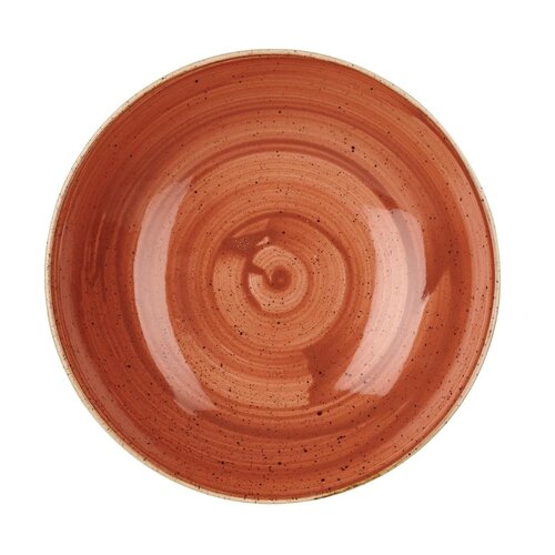 Churchill Miska z porcelany Ø248 mm, Churchill Stonecast Spiced Orange DK540, pomarańczowa (12 szt.)