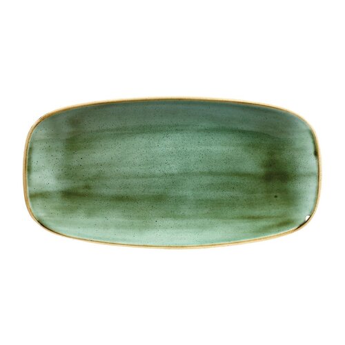 Churchill Półmisek z porcelany 298x153 mm, Churchill Stonecast Samphire Green CY100, zielony (12 szt.)