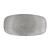 Churchill Półmisek z porcelany 298x153 mm, Churchill Raku Jasper Grey Chefs FD883, szary (12 szt.)