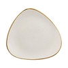 Churchill Talerz płytki 265 mm, z porcelany, trójkątny, Churchill Stonecast Barley White FF654 (12 szt.)