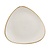 Churchill Talerz płytki 265 mm, z porcelany, trójkątny, Churchill Stonecast Barley White FF654 (12 szt.)