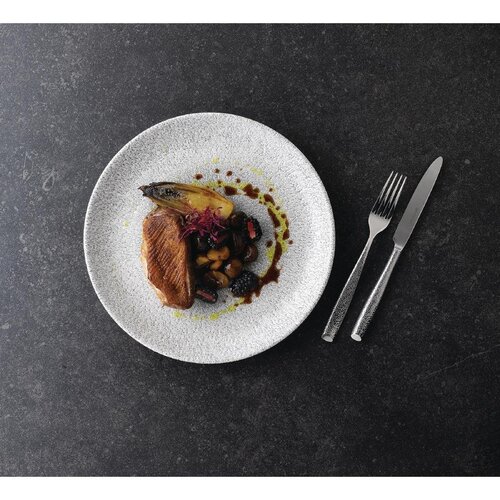 Churchill Talerz płytki Ø217 mm, z porcelany, okrągły, Churchill Raku Jasper Grey FD880 (12 szt.) Churchill Talerz płytki Ø217 mm, z porcelany, okrągły, Churchill Raku Jasper Grey FD880 (12 szt.)