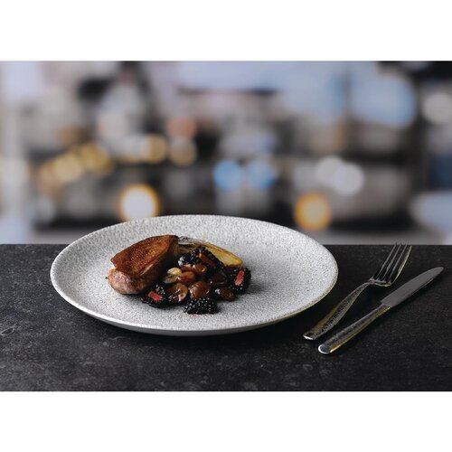 Churchill Talerz płytki Ø217 mm, z porcelany, okrągły, Churchill Raku Jasper Grey FD880 (12 szt.) Churchill Talerz płytki Ø217 mm, z porcelany, okrągły, Churchill Raku Jasper Grey FD880 (12 szt.)