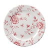Churchill Talerz płytki Ø170 mm, z porcelany, okrągły, Churchill Rose Chintz Cranberry GF615 (6 szt.)