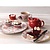 Churchill Talerz płytki Ø170 mm, z porcelany, okrągły, Churchill Rose Chintz Cranberry GF615 (6 szt.)