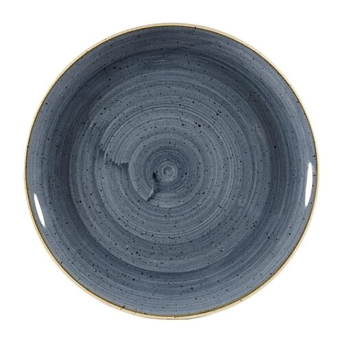 Churchill Talerz płytki Ø228 mm, z porcelany, okrągły, Churchill Super Vitrified Stonecast Blueberry HX027 (12 szt.)