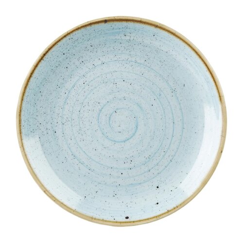 Churchill Talerz płytki Ø228 mm, z porcelany, okrągły, Churchill Super Vitrified Stonecast Duck Egg HX019 (12 szt.)