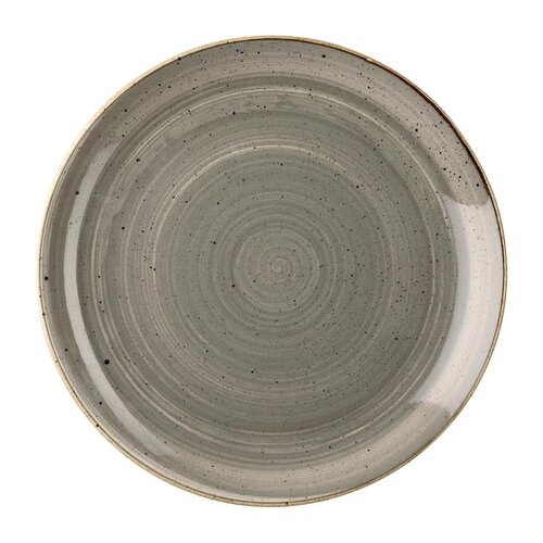 Churchill Talerz płytki Ø254 mm, z porcelany, okrągły, Churchill Super Vitrified Stonecast Grey HX022 (12 szt.) Churchill Talerz płytki Ø254 mm, z porcelany, okrągły, Churchill Super Vitrified Stonecast Grey HX022 (12 szt.)