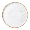 Churchill Talerz płytki z wysokim rantem Ø232 mm, z porcelany, okrągły, Churchill Stonecast Barley White FJ916 (6 szt.)