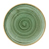 Churchill Talerz płytki z wysokim rantem Ø260 mm, z porcelany, okrągły, Churchill Stonecast Samphire Green FJ914 (6 szt.)
