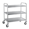Craven Wózek kelnerski 3-poziomowy, ze stali nierdzewnej 571x821x(h)970 mm, Craven P479