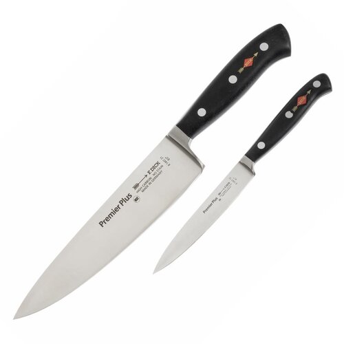 Dick 2-częściowy zestaw noży kucharskich 200 mm, Dick GH330, czarny Dick 2-częściowy zestaw noży kucharskich 200 mm, Dick GH330, czarny