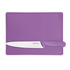 Hygiplas Deska do krojenia HACCP 305x229x(h)12 mm, z polietylenu fioletowa, Hygiplas FX106