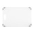 Hygiplas Deska do krojenia HACCP 458x306x(h)12 mm, z polietylenu biała, Hygiplas HW008