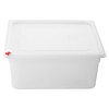 Hygiplas Pojemnik do przechowywania żywności z kolorowymi klipsami 12L, 354x325x(h)150 mm, Hygiplas HZ351 (4 szt.)