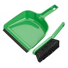 Jantex Zmiotka z szufelką 321x226x(h)82 mm, Jantex HZ841, zielona