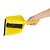Jantex Zmiotka z szufelką 321x226x(h)82 mm, Jantex HZ842, żółta