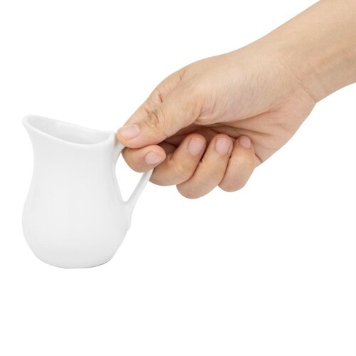 Olympia Dzbanek 100 ml, Olympia HY542, porcelana, biały (12 szt.)