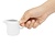 Olympia Dzbanek 65 ml, Olympia Whiteware HY543, porcelana, biały (12 szt.)