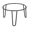 Olympia Antypoślizgowy stojak bufetowy Ø210x(h)125 mm, Olympia HY983, czarny