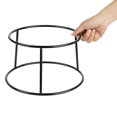 Olympia Antypoślizgowy stojak bufetowy Ø260x(h)150 mm, Olympia HY986, czarny Olympia Antypoślizgowy stojak bufetowy Ø260x(h)150 mm, Olympia HY986, czarny