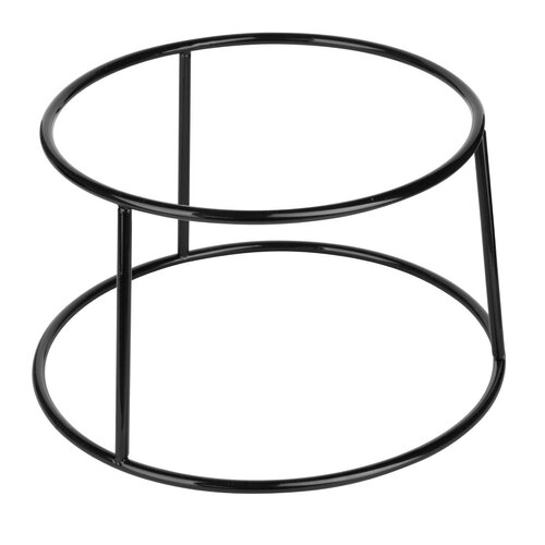 Olympia Antypoślizgowy stojak bufetowy Ø260x(h)150 mm, Olympia HY986, czarny Olympia Antypoślizgowy stojak bufetowy Ø260x(h)150 mm, Olympia HY986, czarny