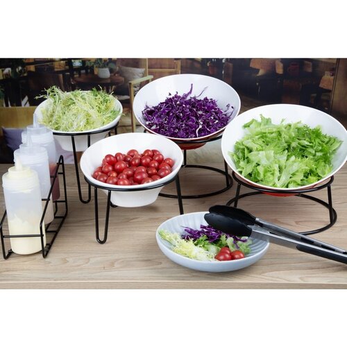 Olympia Antypoślizgowy stojak bufetowy Ø260x(h)150 mm, Olympia HY986, czarny Olympia Antypoślizgowy stojak bufetowy Ø260x(h)150 mm, Olympia HY986, czarny