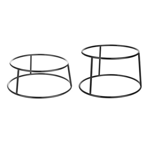 Olympia Antypoślizgowy stojak bufetowy Ø260x(h)150 mm, Olympia HY986, czarny Olympia Antypoślizgowy stojak bufetowy Ø260x(h)150 mm, Olympia HY986, czarny