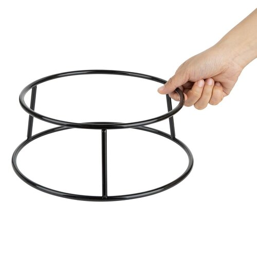 Olympia Antypoślizgowy stojak bufetowy Ø260x(h)100 mm, Olympia HY985, czarny