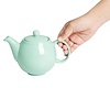 Olympia Dzbanek do herbaty 450 ml, Olympia Café HX796, porcelana, zielony (2 szt.)