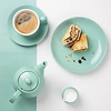 Olympia Dzbanek do herbaty 450 ml, Olympia Café HX796, porcelana, zielony (2 szt.)