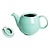 Olympia Dzbanek do herbaty 450 ml, Olympia Café HX796, porcelana, zielony (2 szt.)